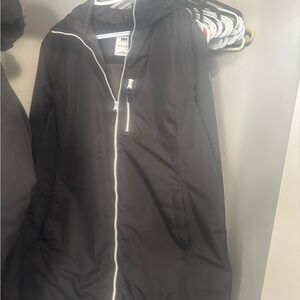 Helly Hansen Black Hooded Zip-Up Jacket